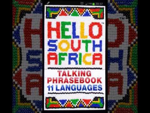 Learn South Africa's 11 Official Languages with the Hello South Africa Talking Phrasebook App