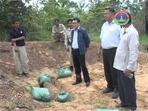 Lao NEWS on LNTV-Laos will begin to collect the bigger UXO as evidence 12/6/2013