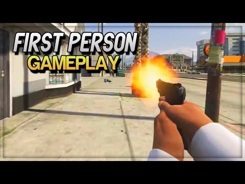 GTA 5 Mods - AMAZING FIRST PERSON MOD - Driving, Flying And Shooting!! (GTA V Gameplay)