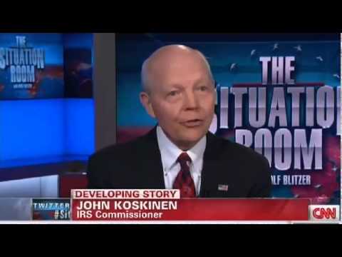 CNN's Wolf Blitzer grills IRS chief John Koskinen on his political donations