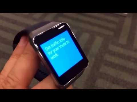 Samsung Gear Live: Android Wear watch hands-on at Google I/O 2014 (video)