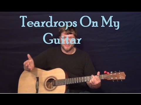 Teardrops on My Guitar (TAYLOR SWIFT) Guitar Lesson Easy Beginner Strum Chord How to Play