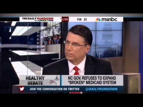 North Carolina Gov. Pat McCrory on MSNBC's Daily Rundown