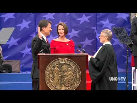 UNC-TV Coverage of NC Governor Pat McCrory's Inauguration on Jan 12, 2013