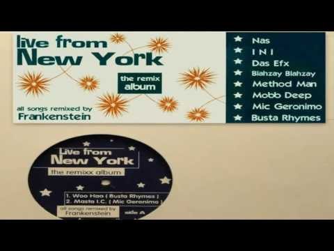 Various ‎- Live From New York (The Remixx Album) (Frankestein Remixes) (Vinyl, LP, Promo) (1996)