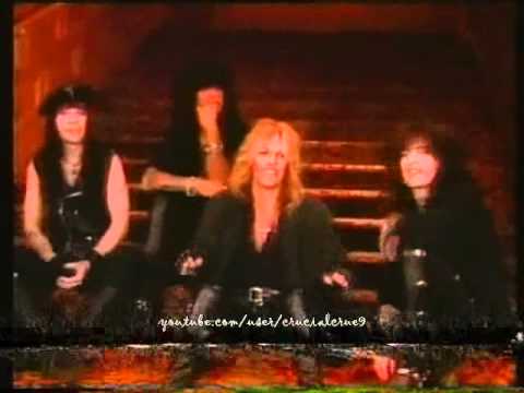 Various Mötley Crüe interview clips (Dr. Feelgood era)