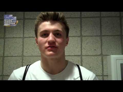 Boys prep basketball: Gabe Colosimo (Juan Diego) post-game interview after the Union game.