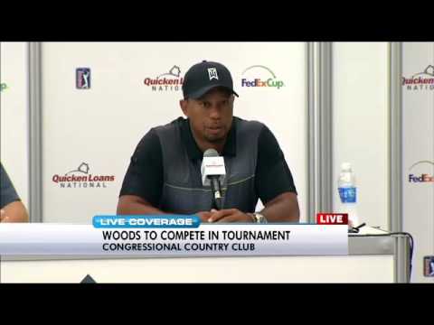 Tiger Woods set to return to golf at Quicken Loans National at Congressional