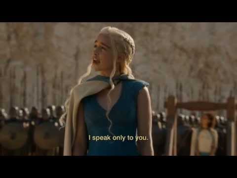 Game of Thrones Season 4: Episode #3 Clip - Dany's Speech (HBO)