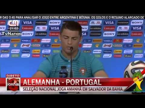 Cristiano Ronaldo - Interview - ''Calma Calma'' - World Cup Brasil 2014