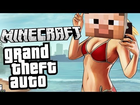 Minecraft : GRAND THEFT AUTO 5 (Resource Pack!)