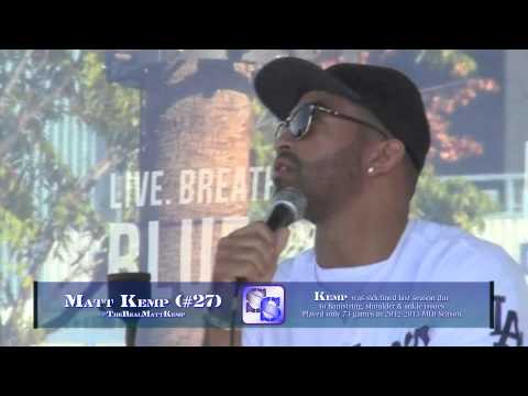 Dodgers FanFest 2014 - Matt Kemp talks Return