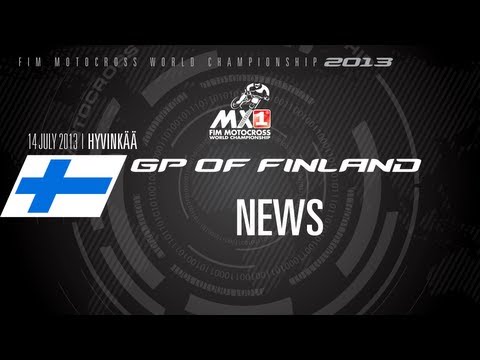 MXGP of Finland 2013 - NEWS - Motocross