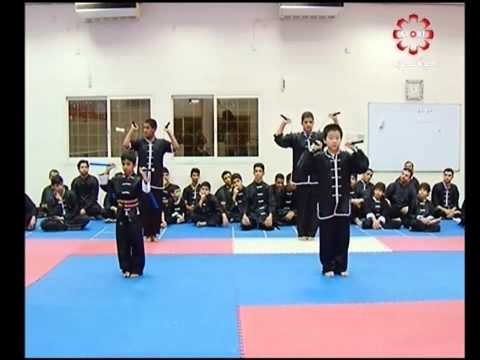 Part 5: Nunchakus (Nunchuks) - Kuwait Sports Channel Martial Arts Special w/ Sifu Khader Deng