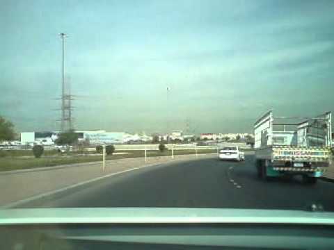 KUWAIT Travel Time w/ ELL - Movenpick Hotel to Farwa