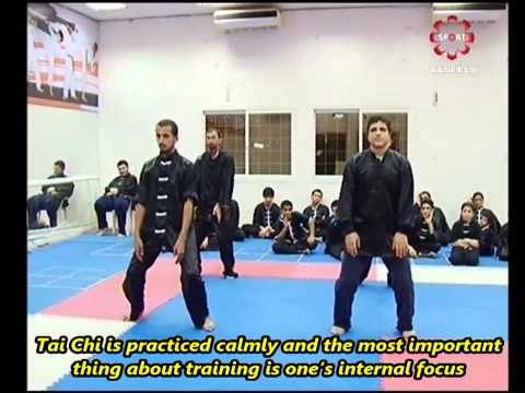 Part 11: Tai Chi, Yang 24 (partial) - Kuwait Sports Channel Martial Arts Special w/ Sifu Khader Deng