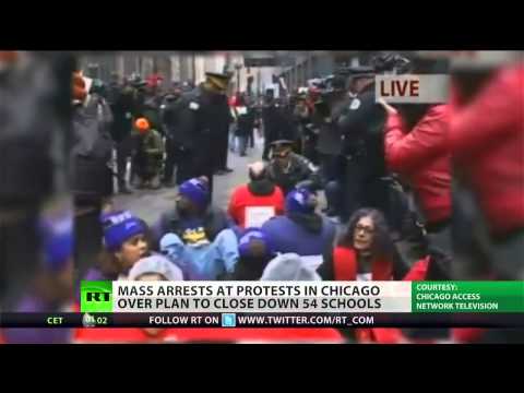 Latest News Bulletin - Hundreds arrested in Chicago school protests