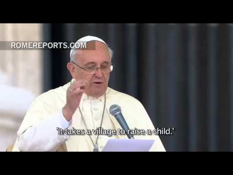 Pope Francis to Catholic students, teachers: It takes a village to raise a child