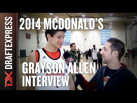 Grayson Allen - 2014 McDonald's All American Game - Interview