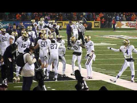 Washington Huskies Dancing at OSU 2013 football