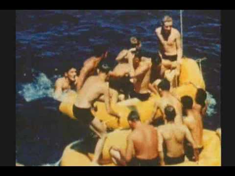 WW II : RARE COLOR FILM : AIRCRAFT CARRIER IN THE PACIFIC