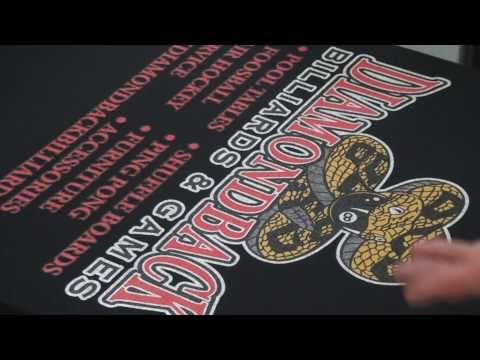 How To Screen Print: 3 Colors On A White Under Base