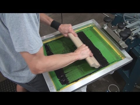 How To Screen Print: 2 Color Press Set Up & Test Shirt