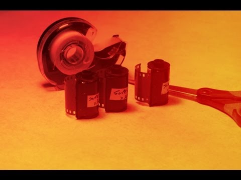 Respooling 35mm Color Print Film for Redscale Photography