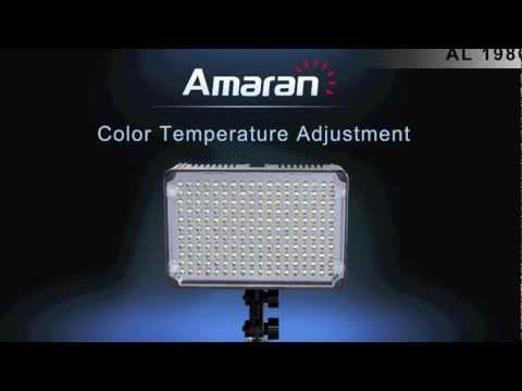 Amaran LED AL-198C: Color Temperature Adjustment