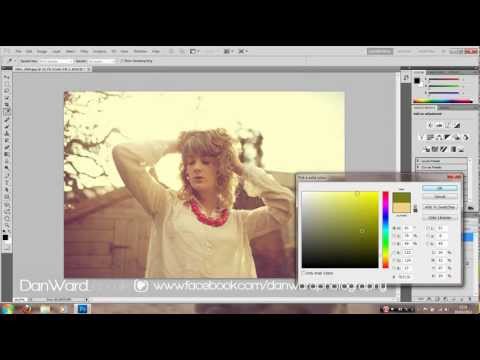 Vintage Summer Colouring Photoshop CS5 - Cross Processing Tutorial