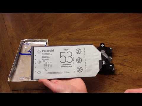 How To: Using 4x5 Instant Sheet Film in a Polaroid 545 Land Film Holder