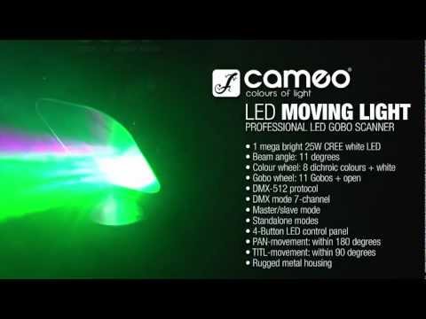 Cameo Moving Light - LED Gobo Scanner Lighting