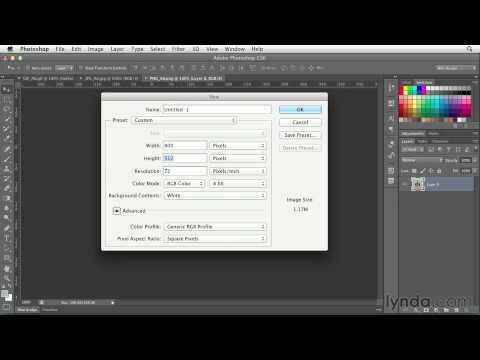 Understanding the web file format in Photoshop | lynda.com tutorial