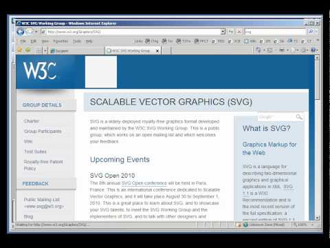 OSIsoft: Explain the SVG format and how to download the SVG Viewer. v3.0