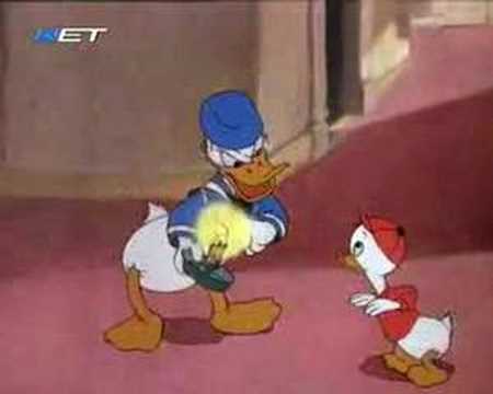 Donald Duck and the Gorilla(Greek Language)