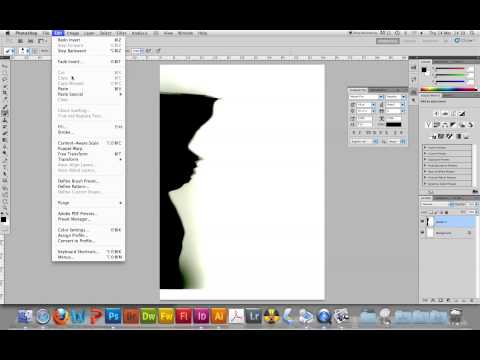 How i made the 3rd photogram edit on photoshop