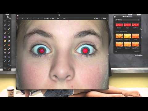 Pixelmator | Red eye effect