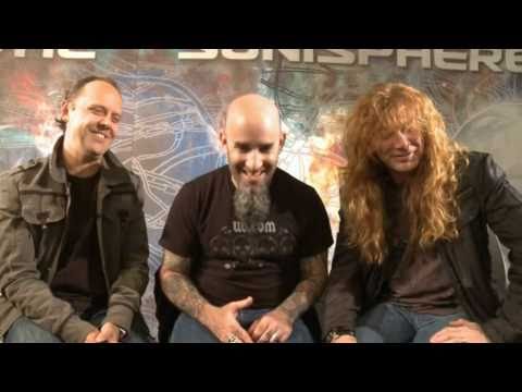 Lars Ulrich - Dave Mustaine ... / AND﻿ SCOTT IAN / and Kerry King from Slayer.