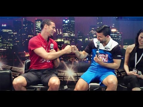 Rio Ferdinand & Sergio Aguero 'SG Game On!' Press Conference