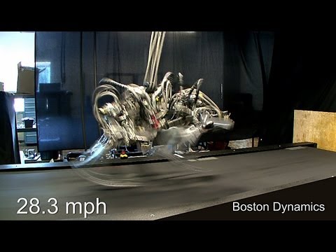 Cheetah Robot runs 28.3 mph; a bit faster than Usain Bolt