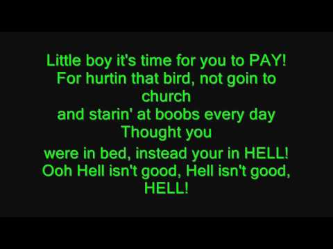 James Hetfield of Metallica - Little Boy You're Goin' to Hell (Extended Version) with lyrics