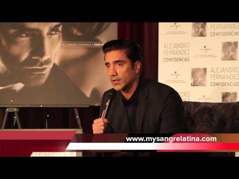 2013 Alejandro Fernandez Confidencias Conferencia de Prensa