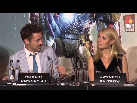 Iron Man 3 | meet the press London (2013) Robert Downey Jr.