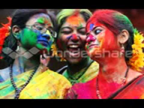 indian holi festival in kolkata.