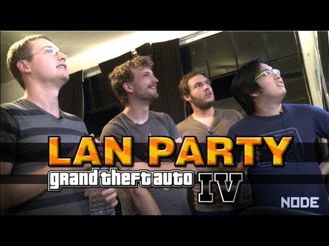 Grand Theft Auto IV with freddiew and corridordigital on LAN Party - NODE