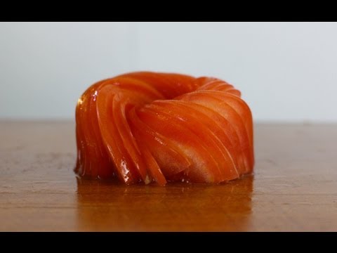 Tomato Garnish - Food Decoration - Japanese Sushi Chef Decoration