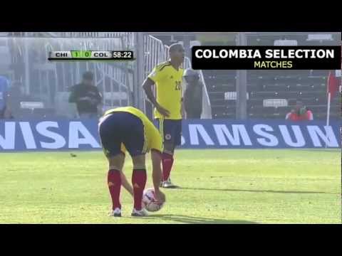 Gol de James Rodríguez - Chile 1 Colombia 3 (11/09/2012) eliminatorias mundial 2014