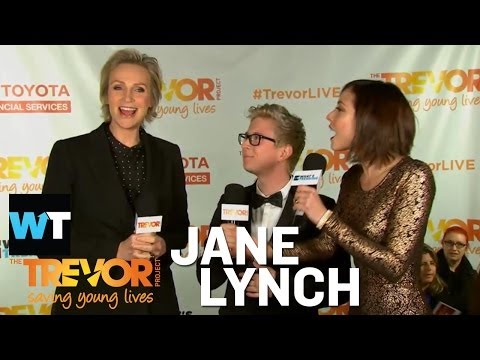 Jane Lynch at TrevorLive! Red Carpet | What's Trending LIVE