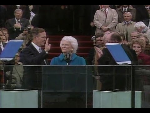 Jan. 20, 1989: Inaugural Ceremonies for George H.W. Bush