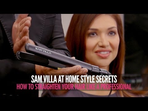 How To Straighten Your Hair Like a Professional With a Flat Iron